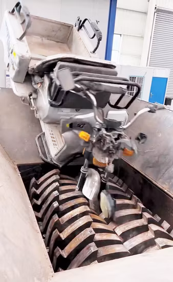 ダブルシャフトスクラップ銅線リサイクル電気銅ケーブル鉄鋼金属缶シュレッダー